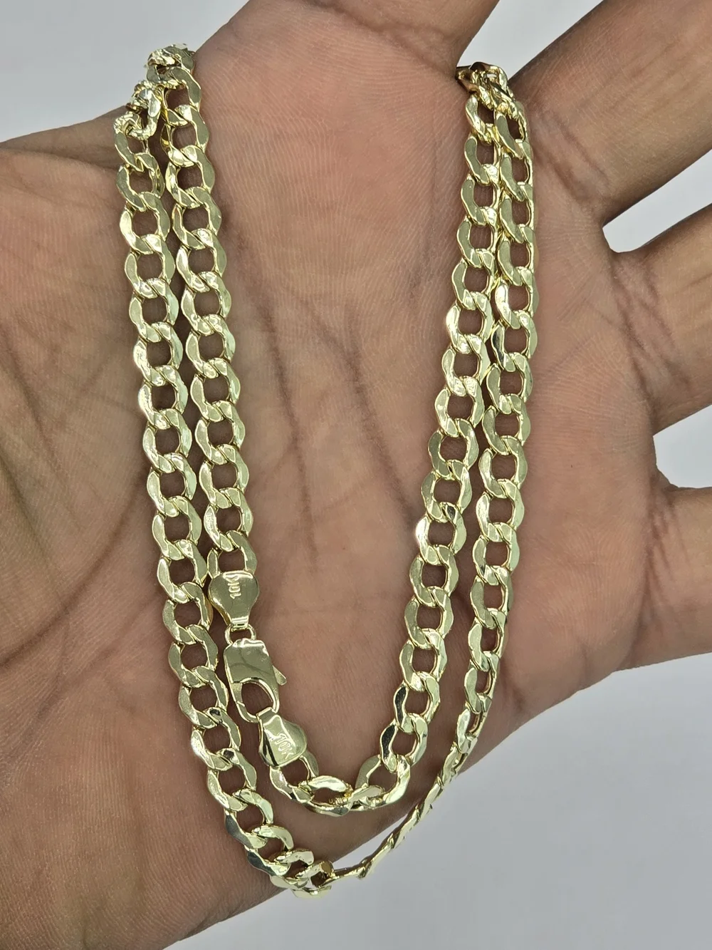 10k Real Gold Cuban Chain 5.7 Mm 20 Inches